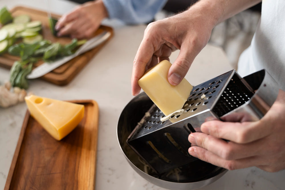 how to grate cheese without a grater