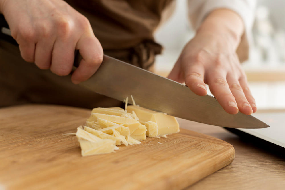 how to grate cheese without sticking