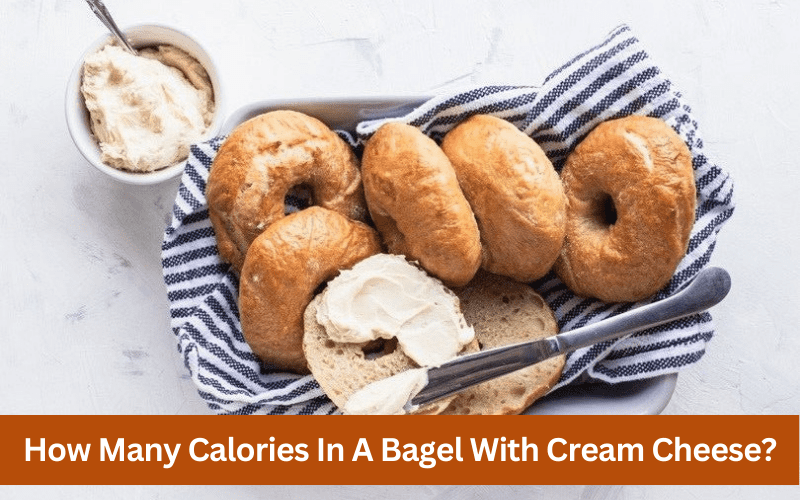 how many calories in a bagel with cream cheese