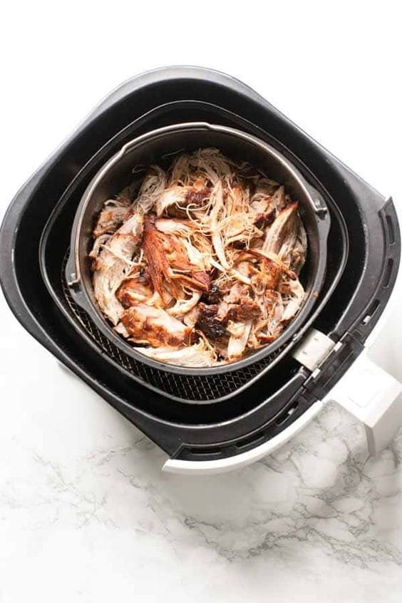 how to reheat pulled pork in air fryer