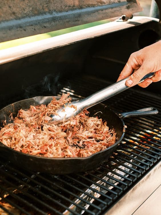 how to reheat pulled pork on pellet grill