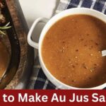 how to make au jus sauce
