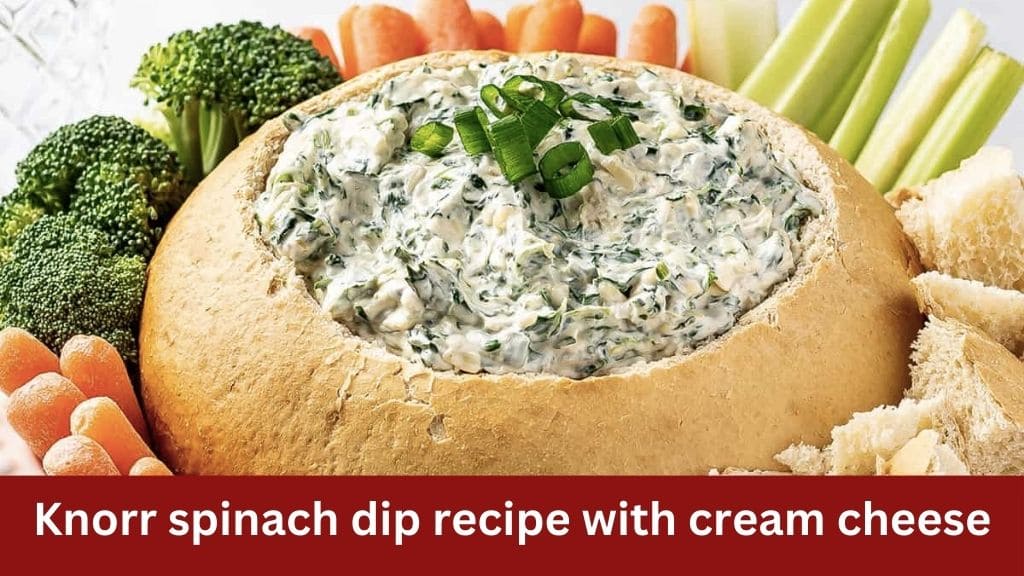 knorr spinach dip recipe with cream cheese