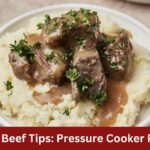 beef tips in a pressure cooker
