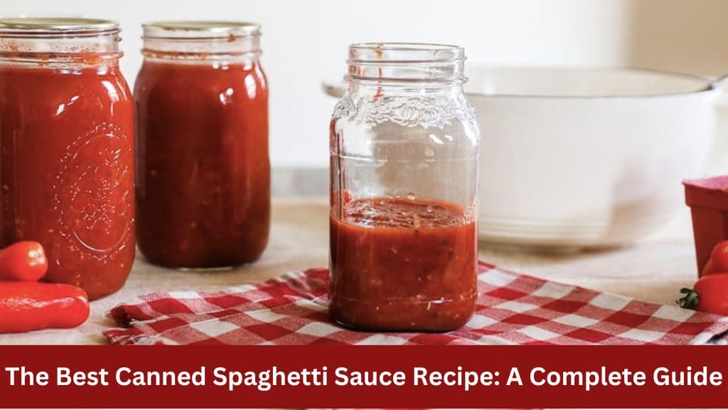 best canned spaghetti sauce recipe