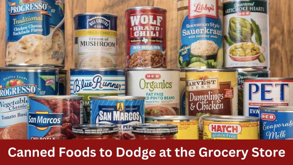 canned foods you should avoid grocery store
