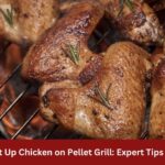 cut up chicken on pellet grill